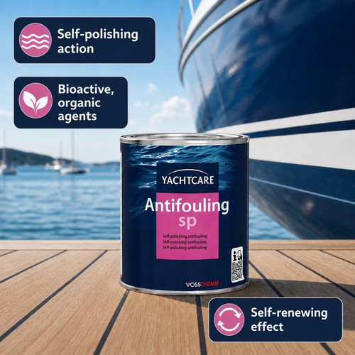 Blue 750 antifouling boat - blue,